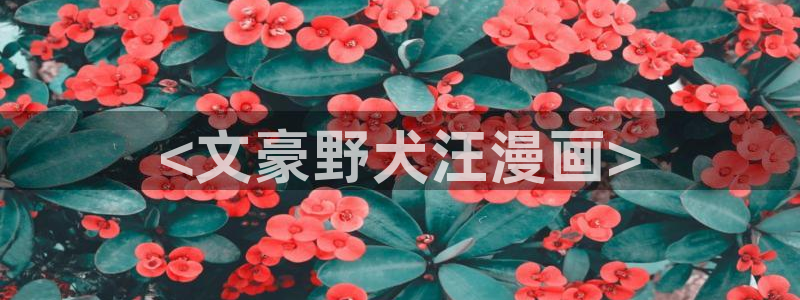 香蕉漫画漫画：<文豪野犬汪漫画>