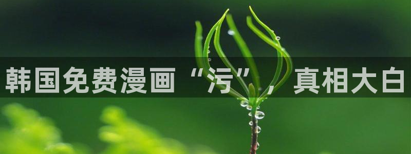 香蕉漫画app在线阅读：韩国免费漫画“污”，真相大白